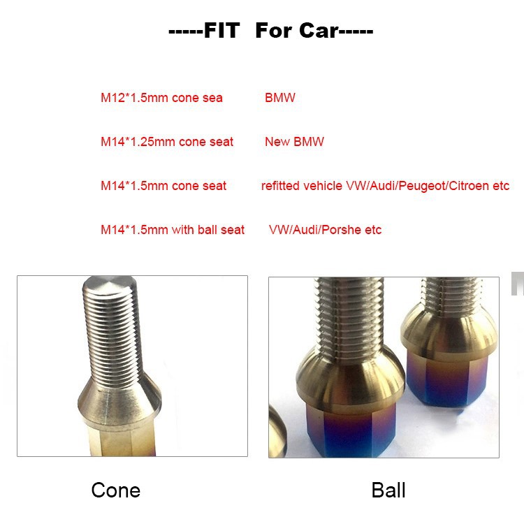 titanium wheel bolt11 titanium wheel bolt11